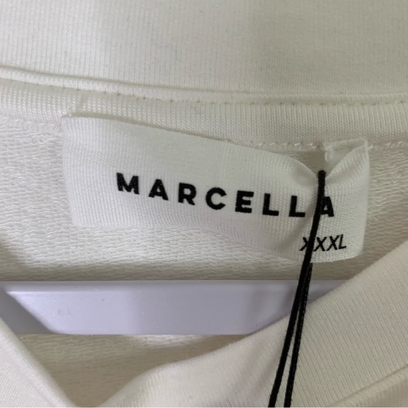 Marcella NYC Womens White Lya Long sleeve Blouse XXL NWT - Picture 8 of 10